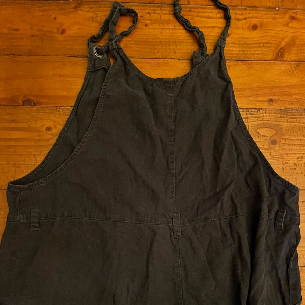 Black Overalls Jumpsuit